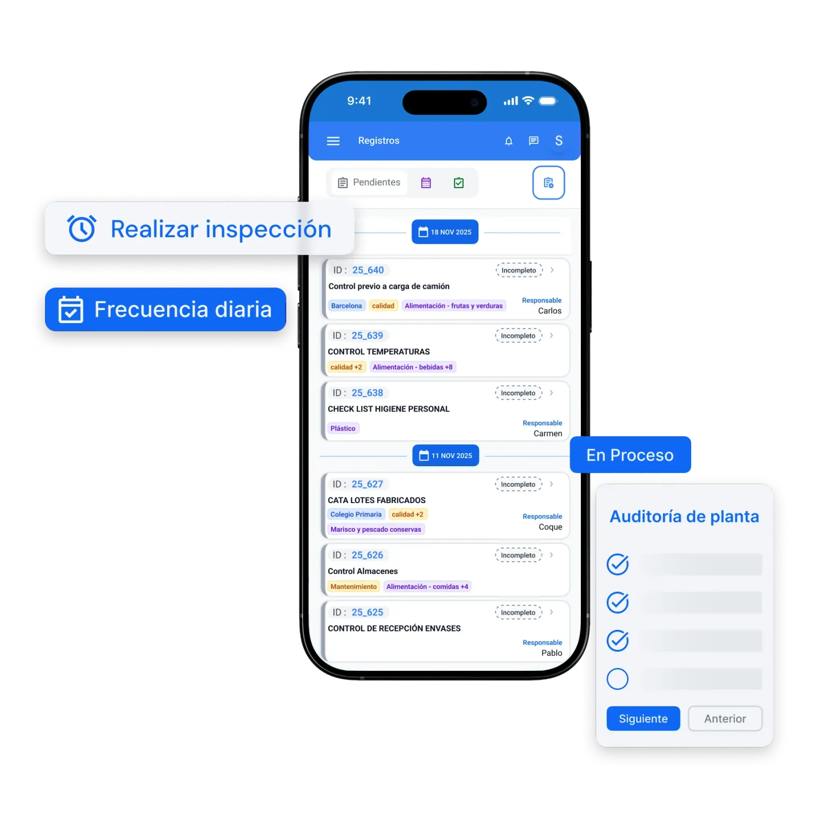 App Solved: realizar inspección en el móvil