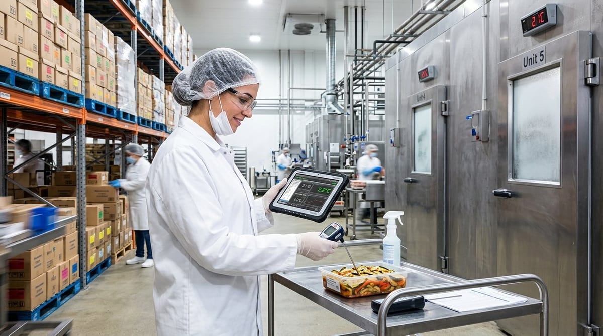 Control de temperatura en la industria alimentaria