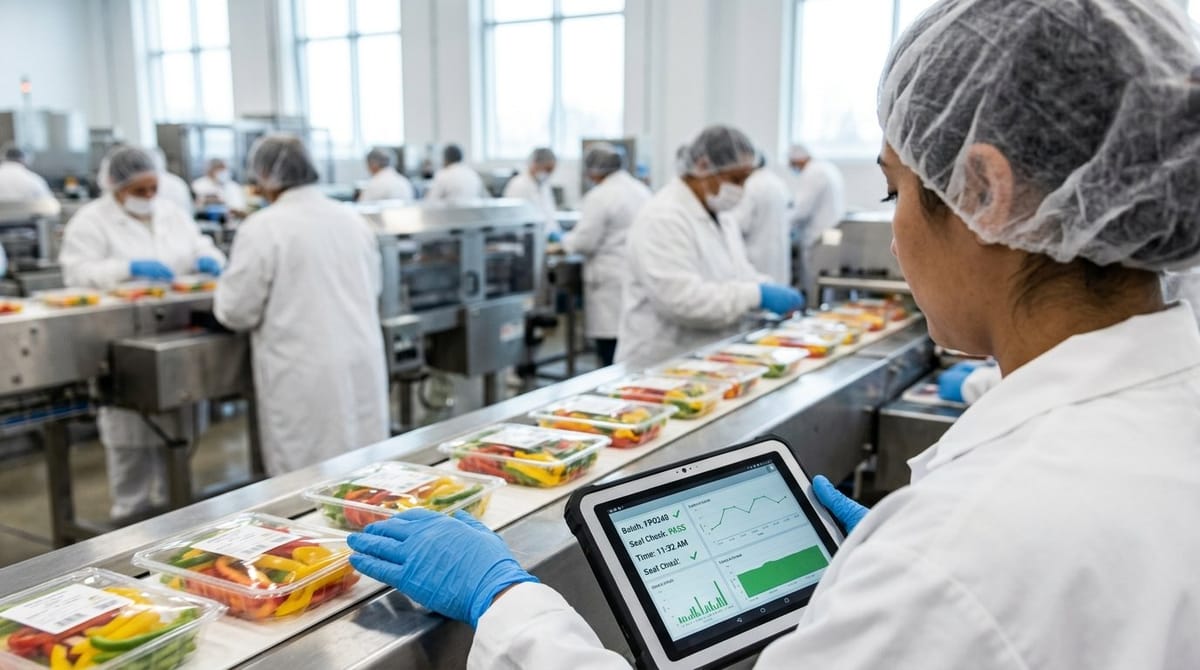 Control de envasado en la industria alimentaria