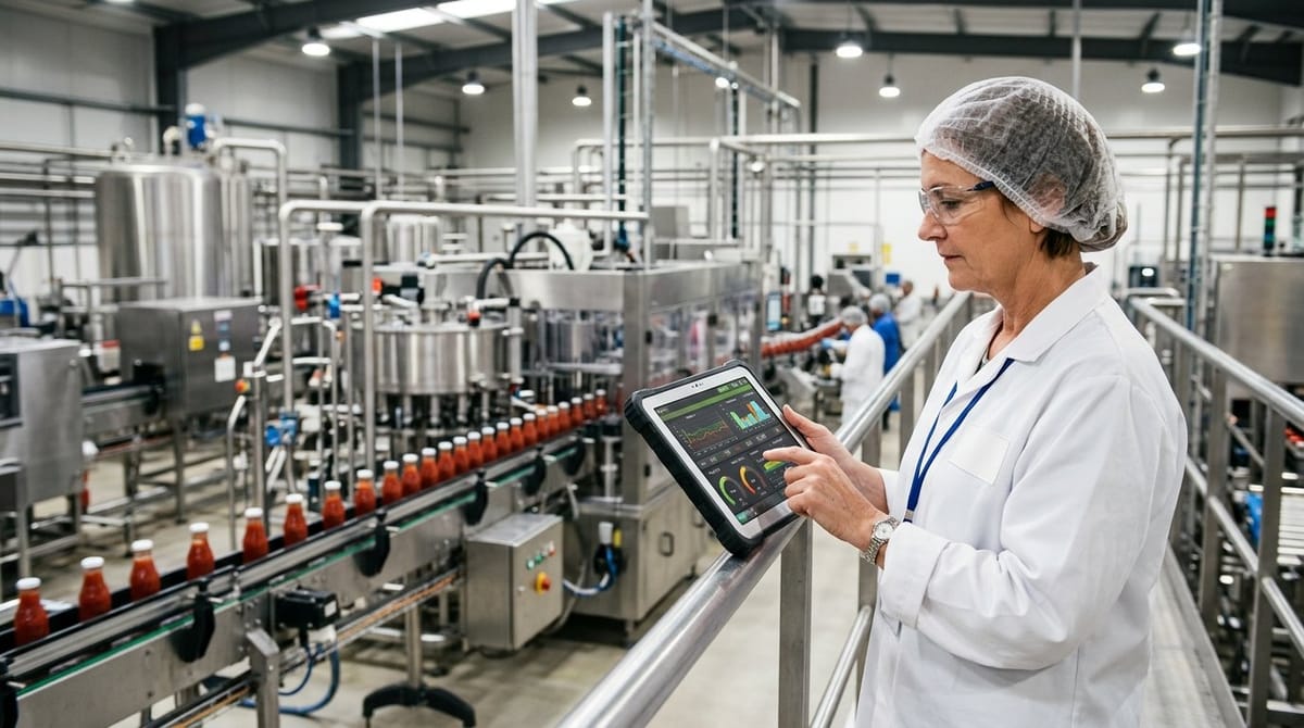 Control de proceso en producción alimentaria