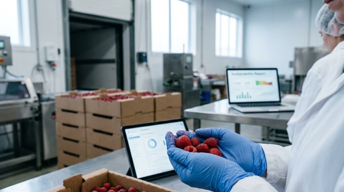 Sostenibilidad y calidad alimentaria: informes ESG